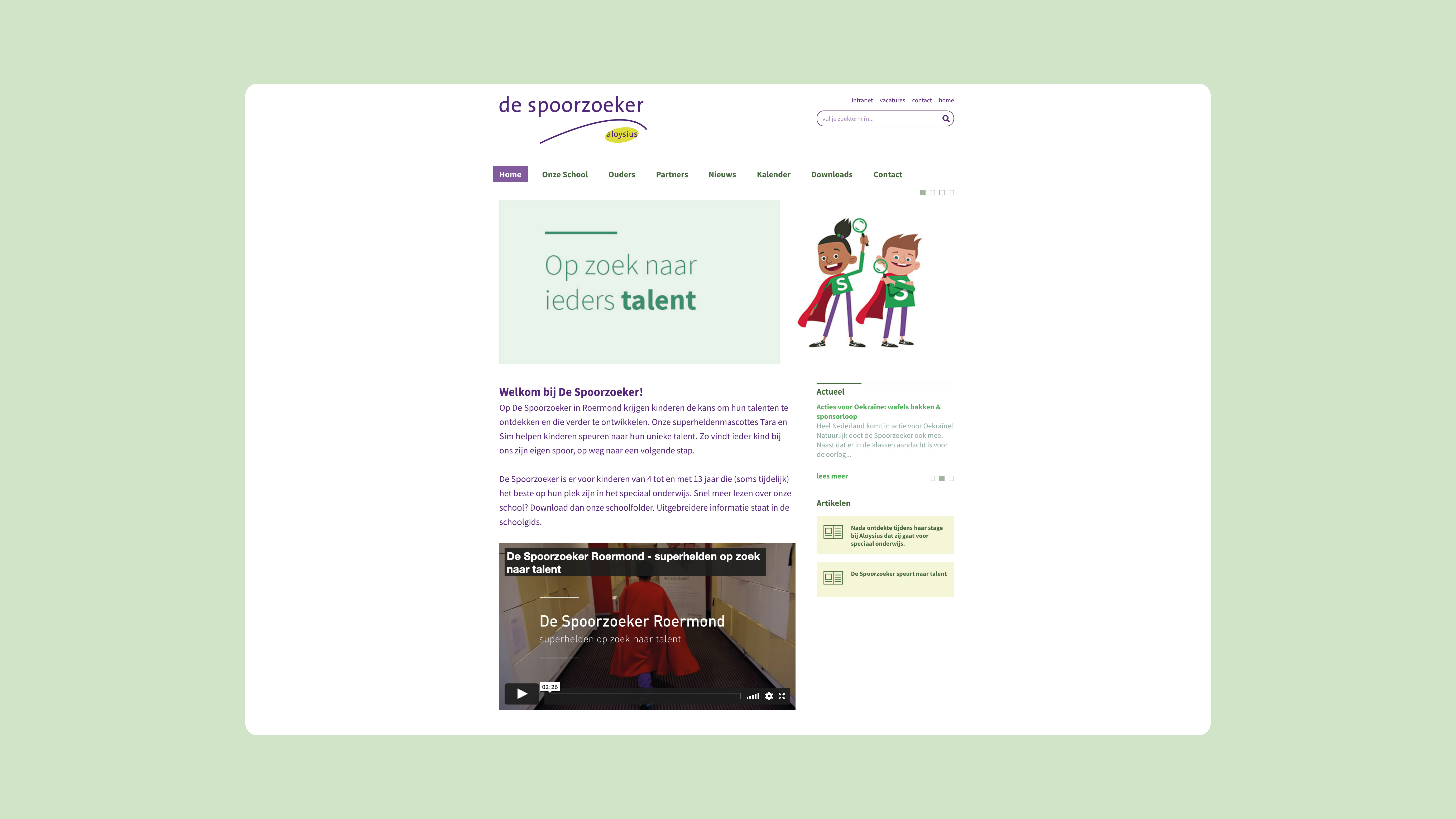 Aloysius Stichting school website